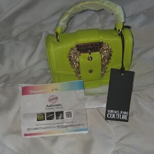 Versace Jeans Collection Mini Bag in Neon Green